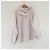Autre Marque Sudadera de algodón con tachuelas LOVELESS Beige - vista 2