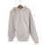 Autre Marque Felpa in cotone borchiata LOVELESS Beige