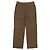 Pantaloni in cotone e seta Gucci con motivo a righe logo GG Marrone