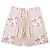 Autre Marque Pantaloncini in cotone Dior con stampa floreale rosa