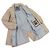 Autre Marque Cappotto Herno Laminar 100% Linen Beige - vista 3