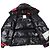 Casaco de Penas de Nylon Moncler WILSON Preto Vermelho Azul - vista 3