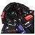 Casaco de Penas de Nylon Moncler WILSON Preto Vermelho Azul - vista 4