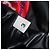 Casaco de Penas de Nylon Moncler WILSON Preto Vermelho Azul - vista 9