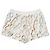 Hermès Do Re Boucles Baumwollshorts 38 Weiß - Ansicht 2