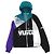 Louis Vuitton Patchwork-Nylonjacke Mehrfarben