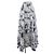 Autre Marque Falda MSGM Blanco Azul Azul marino