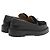 Mocassin Hermès Boucle Kelly Mouton Boa 36½ en cuir Noir - vue 14