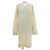Vestido Hermès 100% Cachemira 36 Blanco