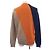 Maglia in misto cashmere Versace Nero Beige Arancione - vista 2