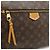Bolso de hombro Louis Vuitton Iena Monogram Castaño - vista 9