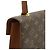 Bolso de mano Louis Vuitton Marzelbe Monogram Castaño - vista 8