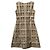 Autre Marque Franco Ferraro ärmelloses Kleid mit Karomuster Beige - Ansicht 2