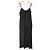 Autre Marque Abito maxi a spalline Drawing Numbers Nero