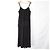 Autre Marque Abito maxi a spalline Drawing Numbers Nero - vista 2