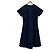 Autre Marque Vestido Tech Cache-Coeur ROSSO URBAN RESEARCH Azul - vista 2