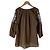 Autre Marque Laura Ashley Rose Embroidery Elongbee Posy Bluse Braun - Ansicht 2