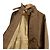 Autre Marque Abrigo largo de lana FANEUIL Beige Camello - vista 4