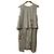 Abito trasparente con ricami floreali Dries Van Noten Multicolore Beige - vista 4