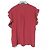 Autre Marque iBLUES ärmellose Rüschenbluse aus Seidenmischung Braun Bordeaux - Ansicht 2