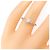 Autre Marque Anillo de Pt900 con diamantes Plata - vista 5