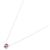 Autre Marque Platinum Ruby Diamond Necklace Red - view 2