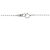 Autre Marque Pt900 Pt850 Saphir Diamant Halskette Blume Silber - Ansicht 5
