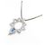 Autre Marque Collar Pt900 Pt850 Zafiro Diamante Plata - vista 4