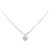 Autre Marque Collar de diamantes Pt900 Pt850 Plata