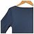 Autre Marque Liesse Fabric Combination Strickkleid Blau Marineblau - Ansicht 3