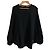 Autre Marque Poncho pullover de malha DAKS Preto