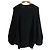 Autre Marque Poncho pullover de malha DAKS Preto - vista 2