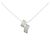 Autre Marque Collar de diamantes Au750 Plata
