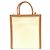Céline Celine Small Vertical Celine Cabas Tasche aus Baumwollcanvas und Kalbsleder Beige - Ansicht 2