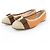Salvatore Ferragamo Lederpumps Braun Beige Orange - Ansicht 3