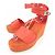 Hermès Sandali Hermes TIPOLI in vitello Rosso - vista 3