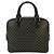 Céline Celine Macadam Blazon Handtasche aus PVC und Leder Braun Schwarz