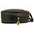 Céline Celine Macadam Blazon Handtasche aus PVC und Leder Braun Schwarz - Ansicht 6