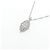 Autre Marque GSTV Platinum 950 Diamond Halskette Silber - Ansicht 3