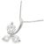 Tasaki Platin-Diamant-Halskette Silber - Ansicht 3