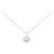 Autre Marque Collar de platino y diamantes Plata