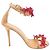 Sandali Manolo Blahnik Marrone Rosso