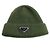 Prada Triangle Logo Wool Cashmere Knit Cap Green