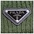 Prada Triangle Logo Wool Cashmere Knit Cap Green - view 4
