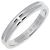 Boucheron Godron Pt950 Ring Größe 56 Silber
