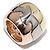 Autre Marque Pendente Georg Jensen Fusion Au750 D'oro