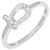 Autre Marque Fred Force 10 Au750 Ring aus Weißgold und Diamanten Größe 7 Silber