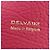 Cartera Delvaux Simplissime Roja - vista 3