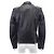 16 Céline Celine Klassische Bikerjacke aus Kalbsleder Schwarz - Ansicht 2