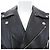 16 Céline Celine Klassische Bikerjacke aus Kalbsleder Schwarz - Ansicht 5